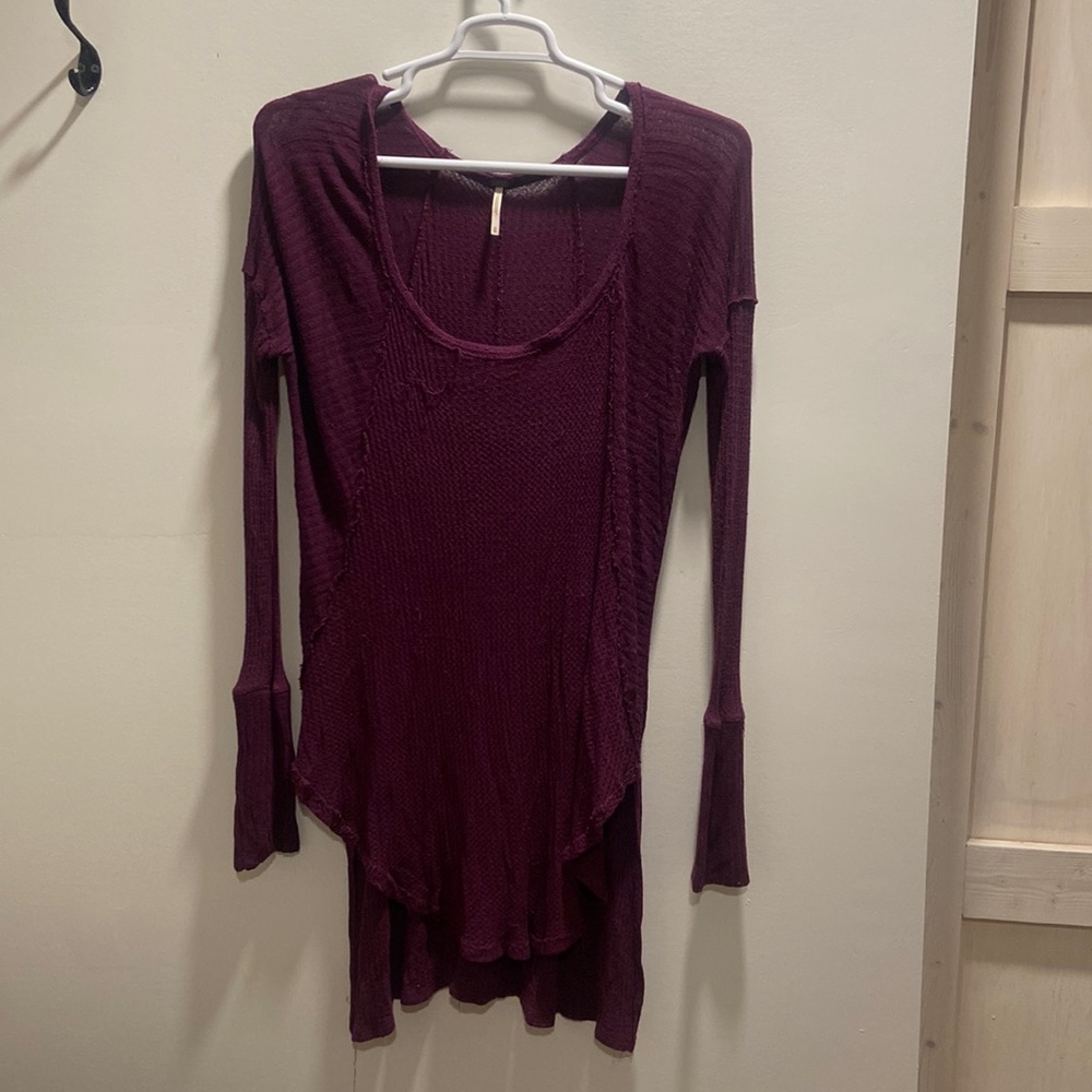 Free Purple Medium Tunic Sweater